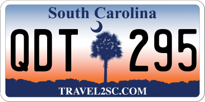 SC license plate QDT295