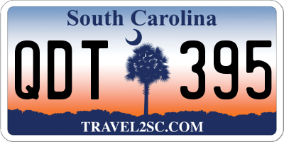 SC license plate QDT395