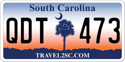 SC license plate QDT473