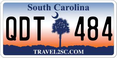 SC license plate QDT484
