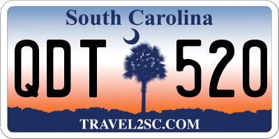 SC license plate QDT520