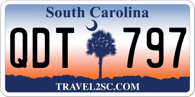 SC license plate QDT797