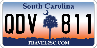 SC license plate QDV811