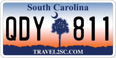 SC license plate QDY811