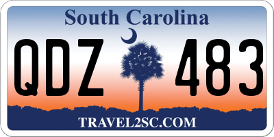 SC license plate QDZ483