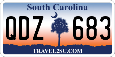 SC license plate QDZ683