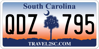 SC license plate QDZ795