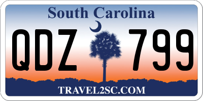 SC license plate QDZ799