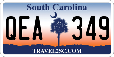 SC license plate QEA349
