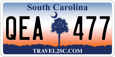 SC license plate QEA477