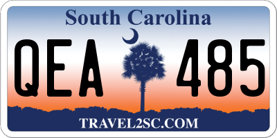 SC license plate QEA485