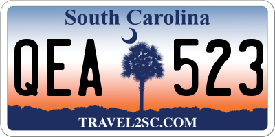 SC license plate QEA523