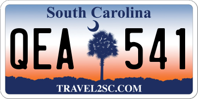 SC license plate QEA541