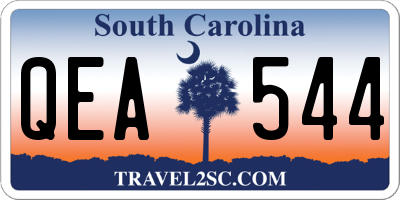 SC license plate QEA544