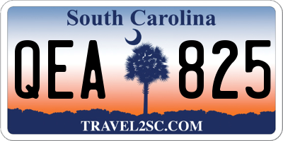 SC license plate QEA825
