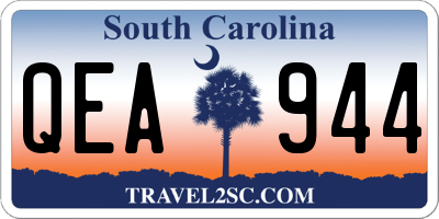 SC license plate QEA944
