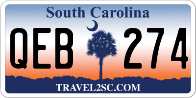 SC license plate QEB274