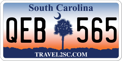 SC license plate QEB565
