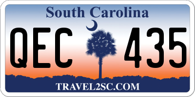 SC license plate QEC435