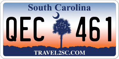 SC license plate QEC461