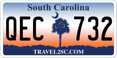 SC license plate QEC732