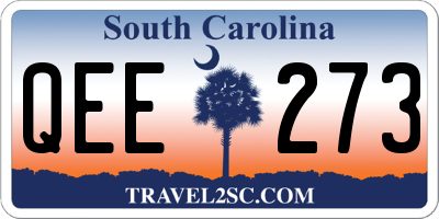SC license plate QEE273