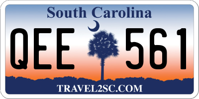 SC license plate QEE561