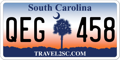 SC license plate QEG458