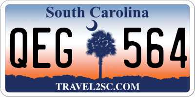 SC license plate QEG564