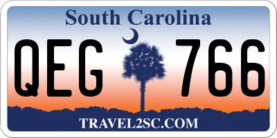 SC license plate QEG766
