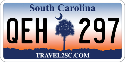 SC license plate QEH297