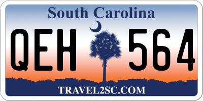 SC license plate QEH564