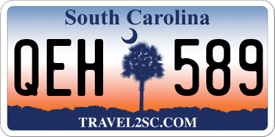 SC license plate QEH589