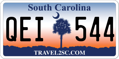 SC license plate QEI544