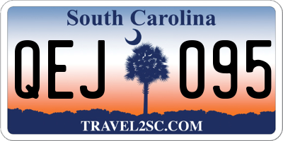 SC license plate QEJ095