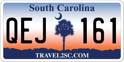 SC license plate QEJ161