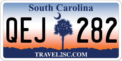 SC license plate QEJ282