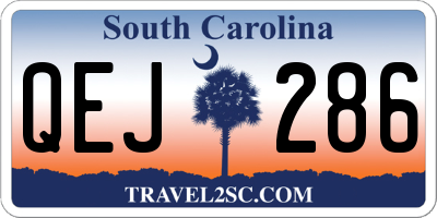 SC license plate QEJ286