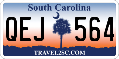 SC license plate QEJ564