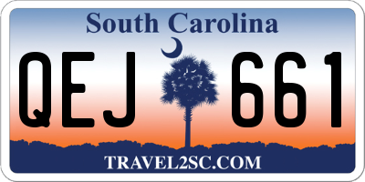 SC license plate QEJ661