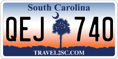 SC license plate QEJ740
