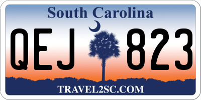 SC license plate QEJ823