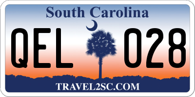 SC license plate QEL028