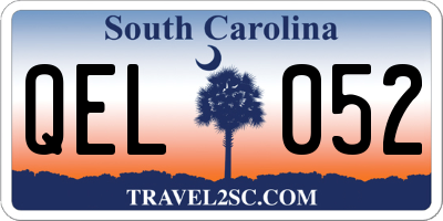 SC license plate QEL052