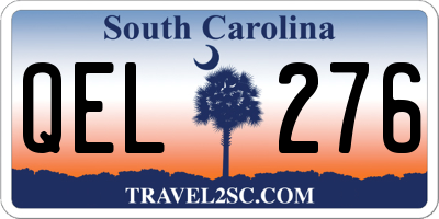SC license plate QEL276