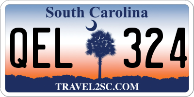 SC license plate QEL324