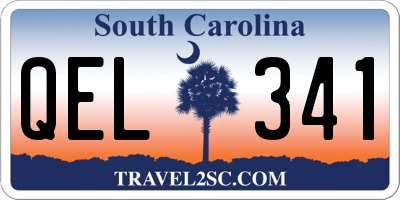 SC license plate QEL341