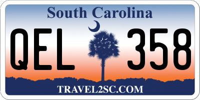 SC license plate QEL358
