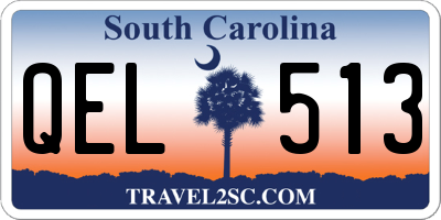 SC license plate QEL513