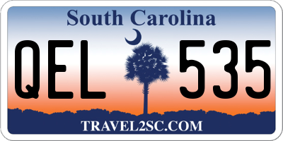 SC license plate QEL535